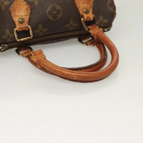LOUIS VUITTON Monogram Mini Speedy Hand Bag - Picture 14 of 16